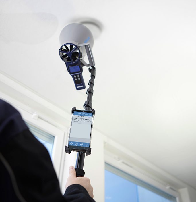 Messung einer Lüftungsanlage